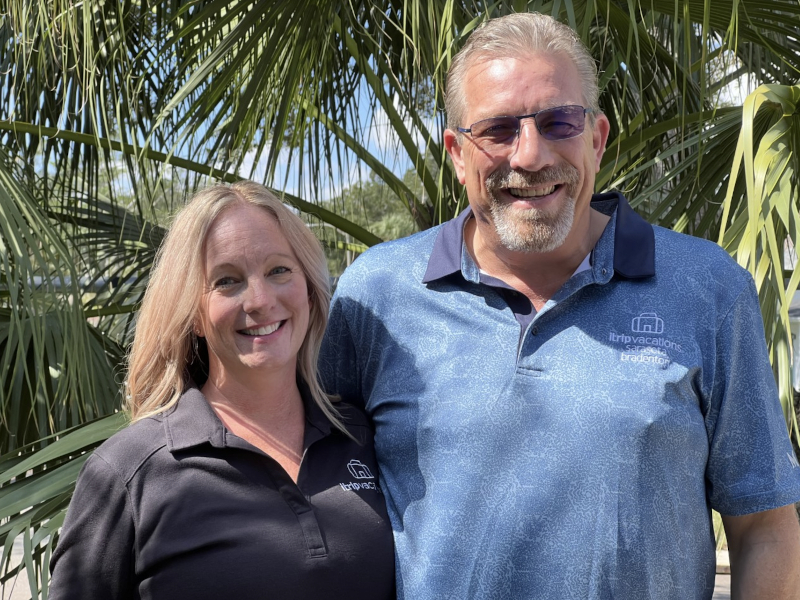 Todd and Nicole Wahl, owners of iTrip Anna Maria Island